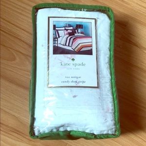 Kate Spade White full bed skirt from candy shop